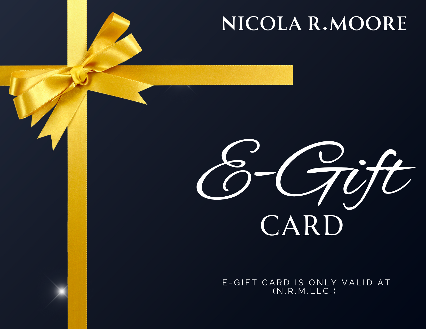 NICOLA’S E-GIFT CARD